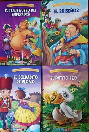PACK PEQUE CUENTOS DE HADAS DE ANDERSEN II (TRAJE NUEVO DEL EMPERADOR, RUISEÑOR, SOLDADITO DE PLOMO, PATITO FEO)BBMCW9718