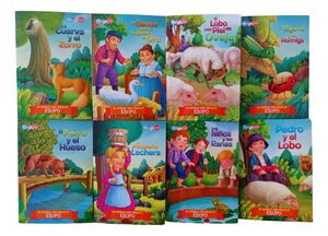 COLECCION LAS INCREIBLES MINI-FABULAS DE ESOPO 8 TITULOS BBIGL2212