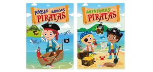 LIBRO PARA COLOREAR: AMIGOS PIRATAS, AVENTURAS DE PIRATAS