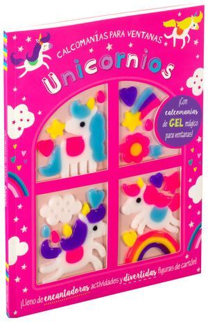 UNICORNIOS. CALCOMANIAS PARA VENTANAS
