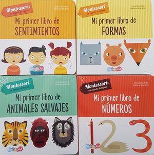 MI PRIMER LIBRO DE LOS (SENTIMIENTOS, NUMEROS,ANIMALES SALVAJES,FORMAS MONTESSORI) BBWSK0008
