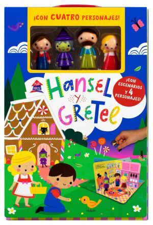 HANSEL Y GRETEL (INCLUYE 4 ESCENARIOS Y 4 PERSONAJES)