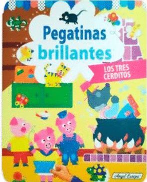 LOS TRES CERDITOS: PEGATINAS BRILLANTES