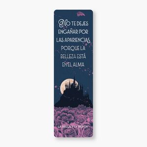 Portada de MARCAPAGINAS:  LA BELLA Y LA BESTIA