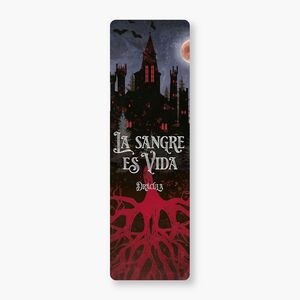 Portada de MARCAPAGINAS: LA SANGRE ES VIDA