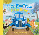 Portada de LITTLE BLUE TRUCK FEELING HAPPY: A TOUCH-AND-FEEL BOOK