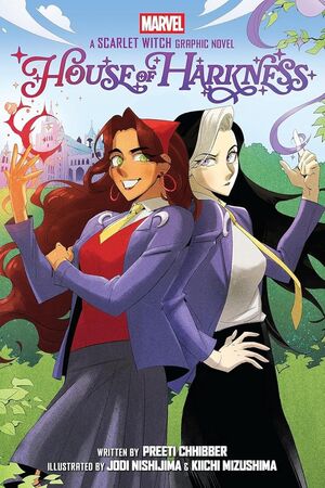 Portada de HOUSE OF HARKNESS (A MARVEL SCARLET WITCH GRAPHIC NOVEL)