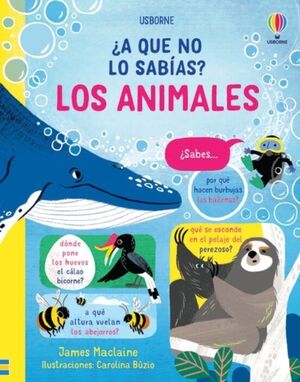 ¿A QUE NO LO SABIAS?: LOS ANIMALES