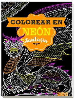 FANTASÍA- COLOREAR EN NEÓN