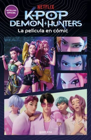 Portada de K-POP DEMON HUNTERS: LA PELICULA EN COMIC ( NETFLIX )