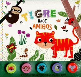 TIGRE HACE AMIGOS. BOTONES DE SILICÓN