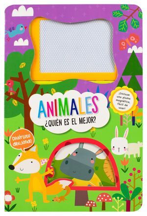 ANIMALES. ¿QUIÉN ES EL MEJOR?  (INCLUYE UNA PLUMA MAGNÉTICA)