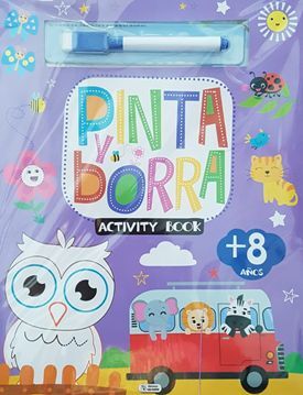 PINTA Y BORRA MORADO  8 AÑOS CPC227