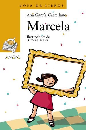 * SOPA DE LIBROS AMARILLO: MARCELA