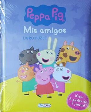 PUZZLE MADERA ENCAJABLE PEPPA PIG MIS AMIGOS LD0944
