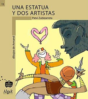 MALETA MAGICA. ESTATUA Y DOS ARTISTAS
