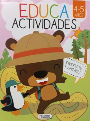 EDUCA ACTIVIDADES: DIVIERTETE Y APRENDE OSO 4-5 AÑOS CPC104