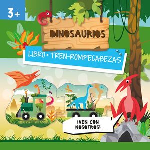 DINOSAURIOS ¡SUBETE AL TREN ROMPECABEZAS!