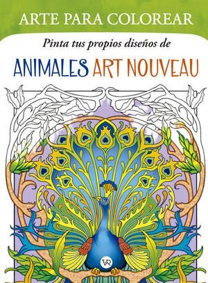 PINTA TUS PROPIOS DISEÑOS DE ANIMALES ART NOUVEAU