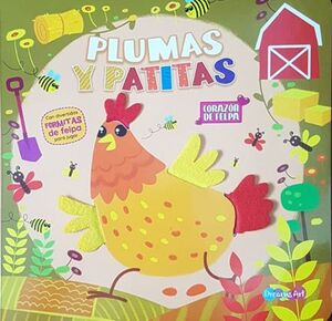 PLUMAS Y PATITAS CORAZON DE FELPA BFLAT5546