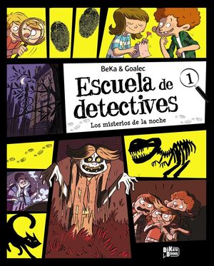 Portada de ESCUELA DE DETECTIVES 1: LOS MISTERIOS DE LA NOCHE