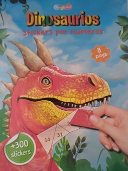 Portada de ANIMALES EXTREMOS CON STICKERS: DINOSAURIOS  BAMAG0212